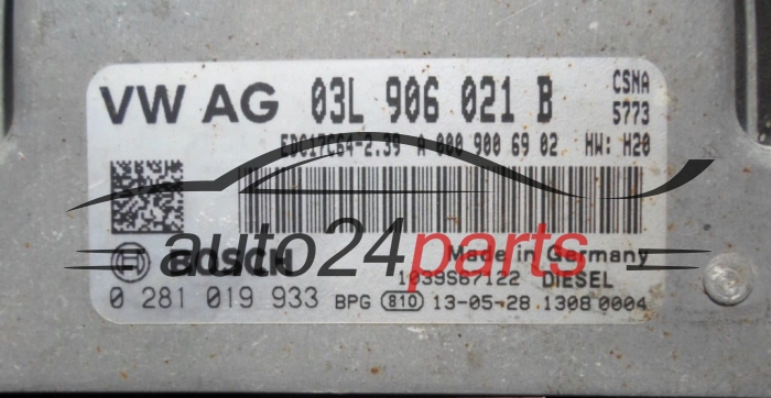 CENTRALINA MOTORE VOLKSWAGEN CRAFTER 2.0 TDI BOSCH 0 281 019 933