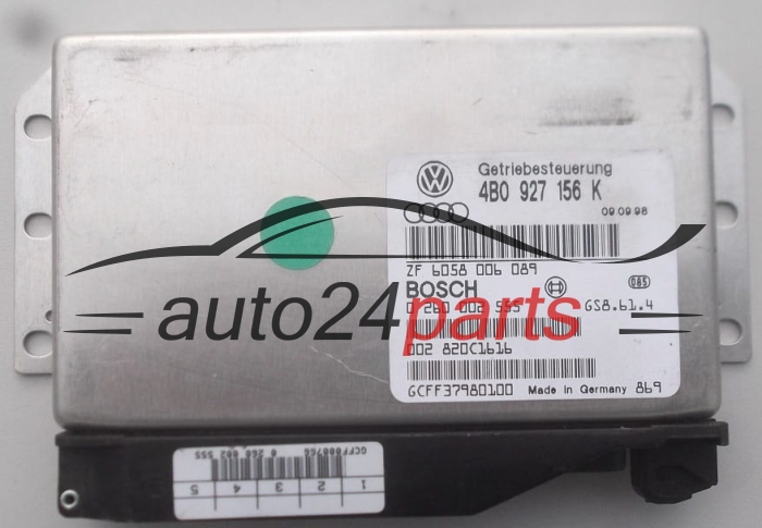 GETRIEBESTEUERGERÄT GETRIBESTEUERUNG AUDI A6 2.7 BOSCH 0 260 002 555,  4B0 927 156 K