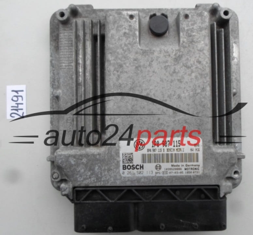 ECU ENGINE CONTROLLER SEAT LEON 2.0 TFSI BOSCH 0 261 S02 113, 0261S02113, 1P0 907 115, 1P0907115, MED9.1