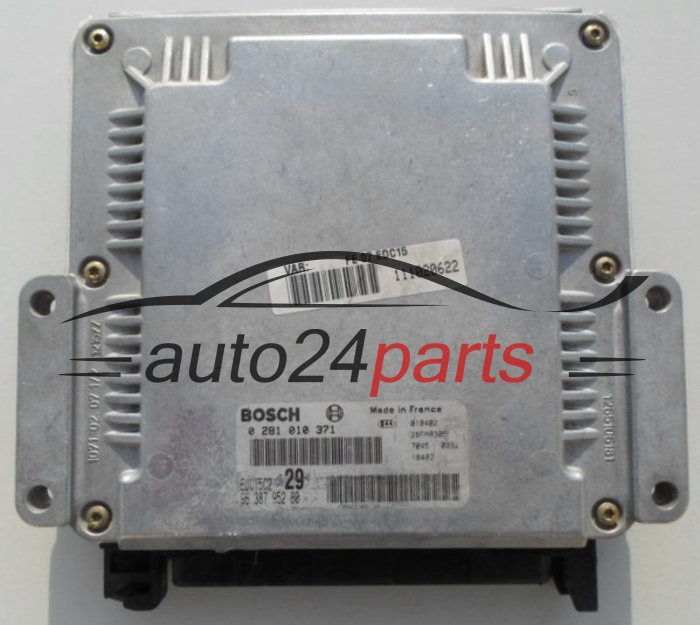 ECU CENTRALITA DE MOTOR  CITROEN C5 2.2 HDI BOSCH 0 281 010 371,  96 387 952 80