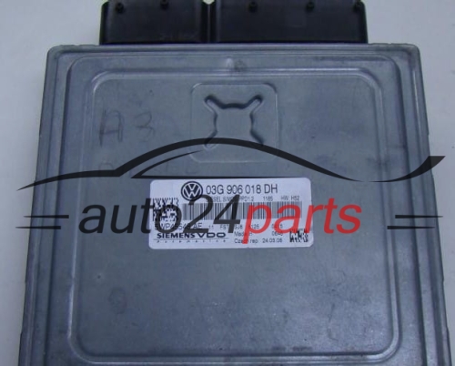 ECU ENGINE CONTROLLER  AUDI A3 SIEMENS VDO 5WP45548 AE, 03G 906 018 DH