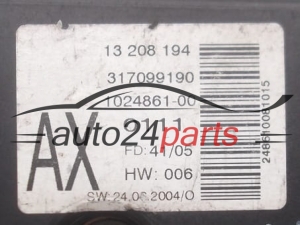 Schermo del display multifunzione radio OPEL ASTRA H ZAFIRA B GM 13 208 194 AX, 1024861-00