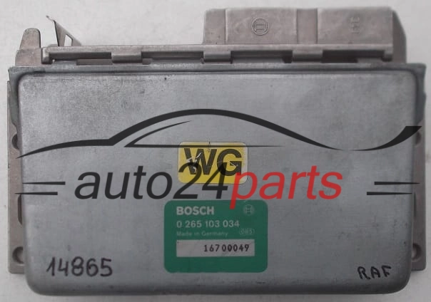  BOSCH 0 265 103 034 WG, 0265103034WG, 0265103034 