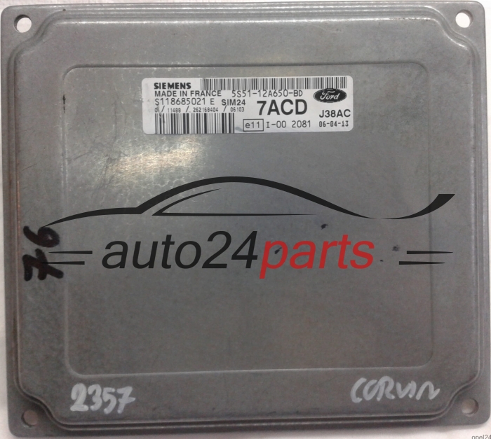 calculateur moteur pour ford ka 1.3 