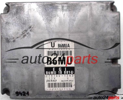 ECU CENTRALITA DE MOTOR MAZDA MX5 1.6, B6MU 18 8810, B6MU188810, 279700-1243, 2797001243 