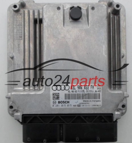 Centralina motore AUDI 2.0 TDI BOSCH 0 281 015 015,  03L 906 022 FH