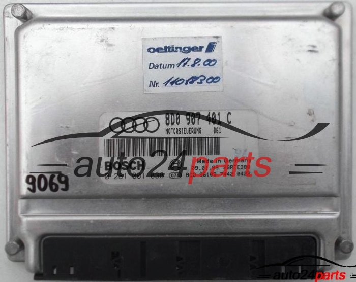 AUDI A4, A6, B5 2.5 TDI, BOSCH 0 281 001 838, 0281001838, 8D0 907 401 C, 8D0907401C