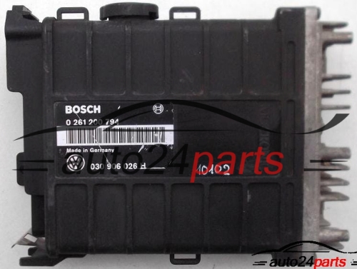 ECU ENGINE CONTROLLER VW VOLKSWAGEN POLO, AUDI 1.0, BOSCH 0 261 200 794, 0261200794, 030 906 026 H, 030906026H
