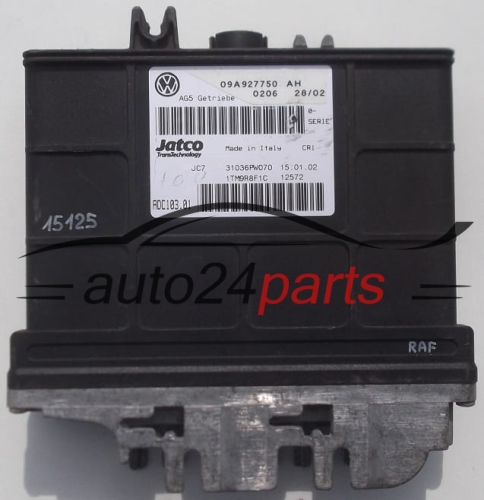 Ecu Automatic Gearbox  VOLKSWAGEN Jatco ADC103.01,  09A 927 750 AH