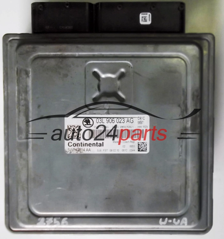 ECU ENGINE CONTROLLER SKODA OCTAVIA 1.9 TDI 03L906023AG, 03L 906 023 AG, 5WP42814 AA 