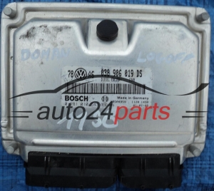 MOTORSTEUERGERÄT ECU STEUERGERÄT VW VOLKSWAGEN PASSAT 1.9 TDI 038906019DS, BOSCH 0 281 010 543, 0281010543