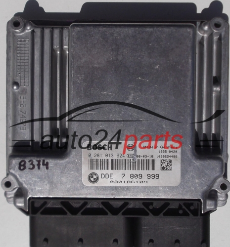 CENTRALINA MOTORE BMW X3 2.0 BOSCH 0 281 013 924,  DDE 7 809 999