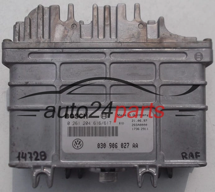 030906027AA, 030 906 027 AA, BOSCH 0261204616/617, 0 261 204 616, 0 261 204 617