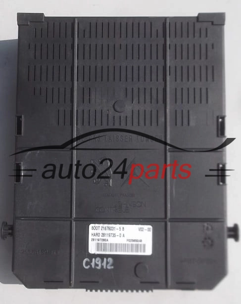 CENTRALKA MODUL BSI CITROEN PEUGEOT 2.0 HDI JOHNSON CONTROLS 21676031-5B, 216760315B, 96 635 101 80, 9663510180, 281197280A
