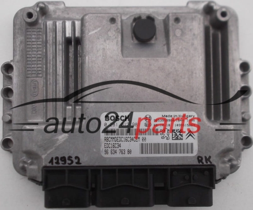 CENTRALITA DE MOTOR CITROEN C4 PICASSO 1.6 HDI BOSCH 0 281 012 981, 0281012981, 96 634 763 80, 9663476380