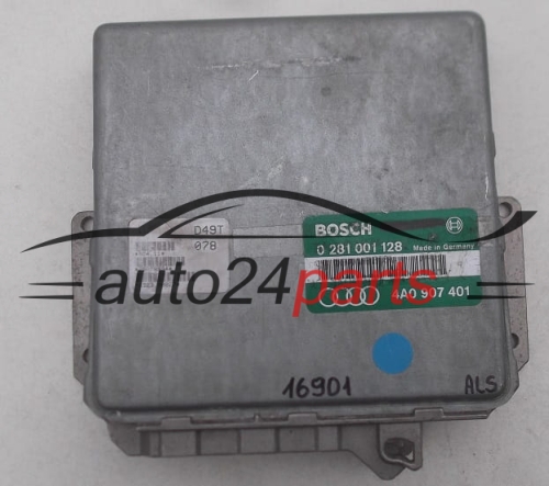 KOMPUTER STEROWNIK SILNIKA AUDI 100 C4 2.5 TDI BOSCH 0 281 001 128, 0281001128, 4A0 907 401, 4A0907401
