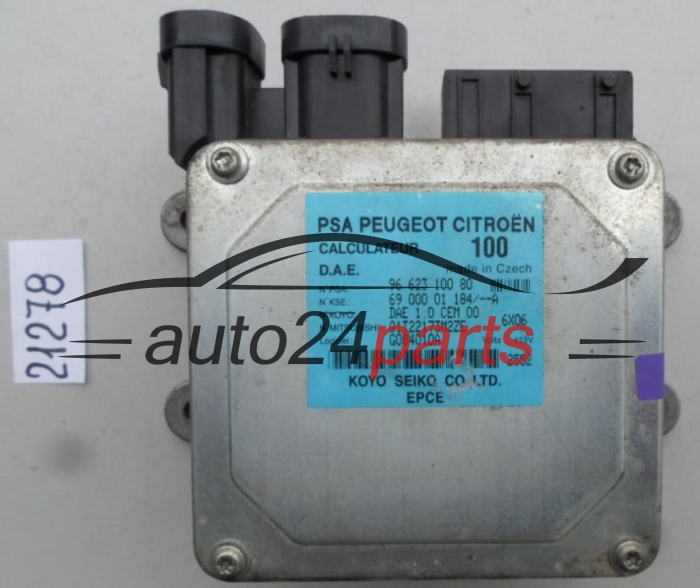 CITROEN PEUGEOT 96 623 100 80, 9662310080, 69 000 01 184/--A, 6900001184, Q1T22173M2ZE