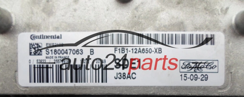 ECU CENTRALITA DE MOTOR  FORD 1.6 S180047063 B
