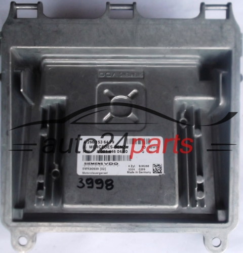 ECU ENGINE CONTROLLER MERCEDES B200 2.0 SIEMENS SIM266 5WK90939 A2661536479, A 266 153 64 79, 2661536479, A0014460440, A 001 446 04 40, 0014460440