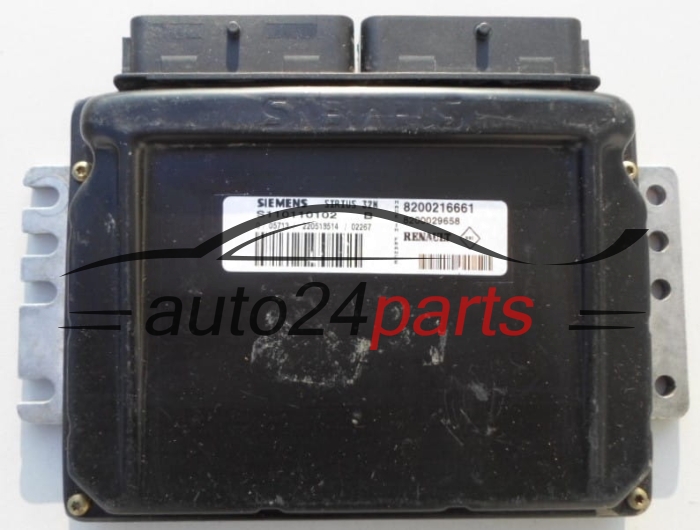 Centralina do motore RENAULT 1.4 SIEMENS S110110102 B,  8200216661, 8200029658