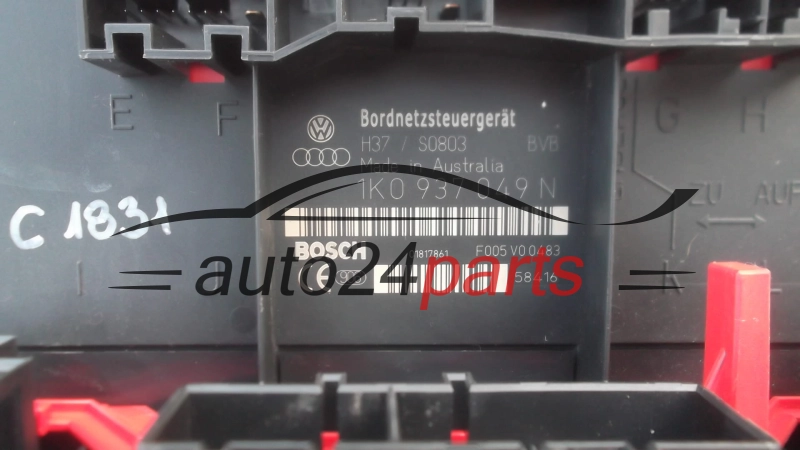 CENTRALKA MODUL STEROWNIK KOMFORTU PQ35 H34/S0803 1K0937049N, 1K0 937 049 N SKODA OCTAVIA VW GOLF TOURAN CADDY PASSAT