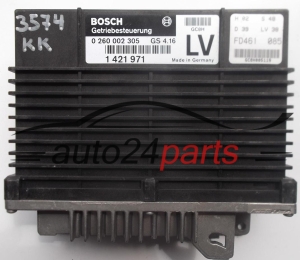 BOITE DE VITESSES AUTOMATIQUE BMW 3 E36 318 1.8 BOSCH 0260002305, 0 260 002 305, 1421971, 1 421 971 GS4.16 LV