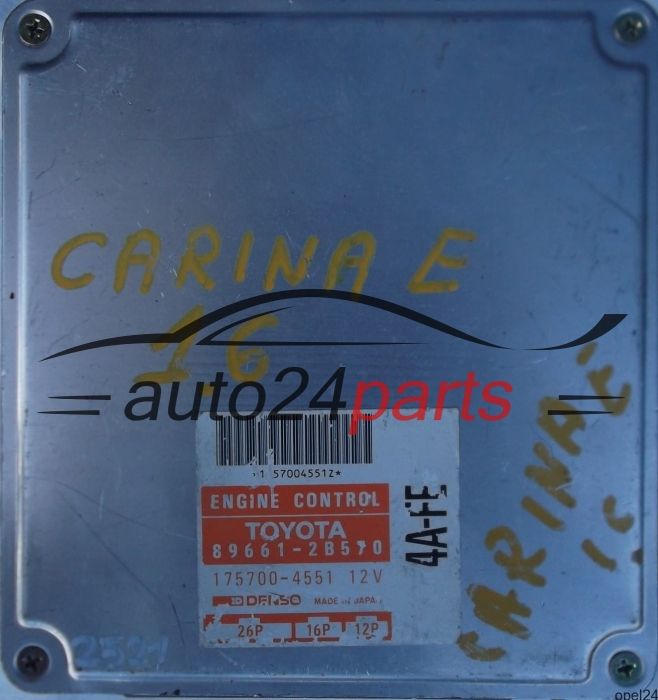 MOTORSTEUERGERÄT ECU STEUERGERÄT TOYOTA CARINA 1.6