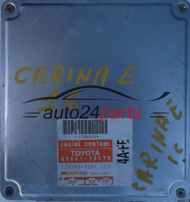 MOTORSTEUERGERÄT ECU STEUERGERÄT TOYOTA CARINA 1.6