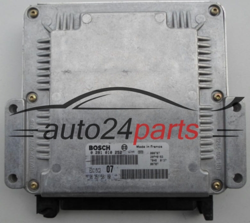 MOTORSTEUERGERÄT ECU STEUERGERÄT  PEUGEOT 307 2.0 HDI BOSCH 0 281 010 252,  96 351 581 80