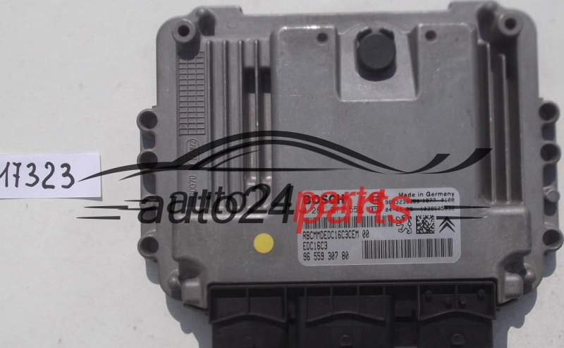 MOTORSTEUERGERÄT ECU STEUERGERAT PEUGEOT 407 1.6 HDI BOSCH 0 281 011 558, 0281011558, 96 559 307 80, 9655930780, 9653239880, EDC16C3