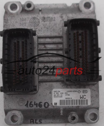 Μονάδα Ελέγχου Κινητήρα OPEL CORSA TIGRA Z14XEP BOSCH 0 261 208 394, 0261208394, 55354328 WC 