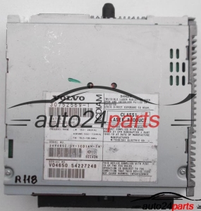 RADIO CD VOLVO V50 30752569-1 / 307525691 / 34V465E / DY-1CDIAM-TH / DY1CDIAMTH - R118