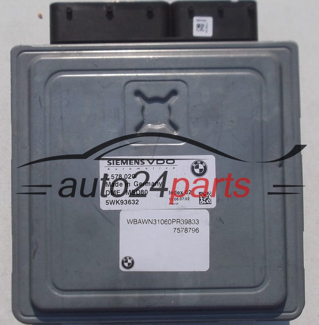 CENTRALINA DO MOTORE BMW 5 E60/E61 523 2.5 SIEMENS VDO 5WK93632