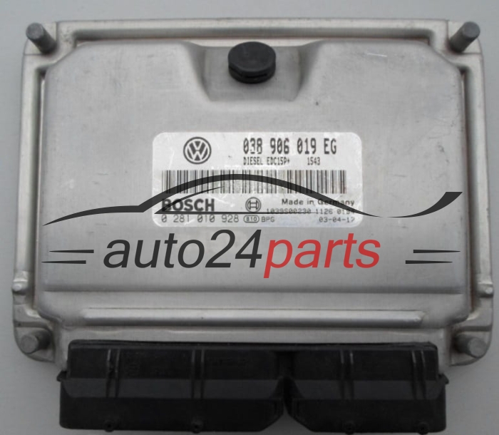 MOTORSTEUERGERÄT ECU STEUERGERÄT  SKODA 1.9 TDI BOSCH 0 281 010 928,  038 906 019 EG