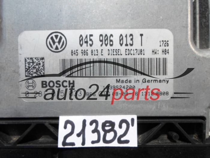 KOMPUTER STEROWNIK SILNIKA SEAT IBIZA 1.4 TDI BOSCH 0281015033, 0 281 015 033, 045906013T, 045906013E, 045 906 013 T E 