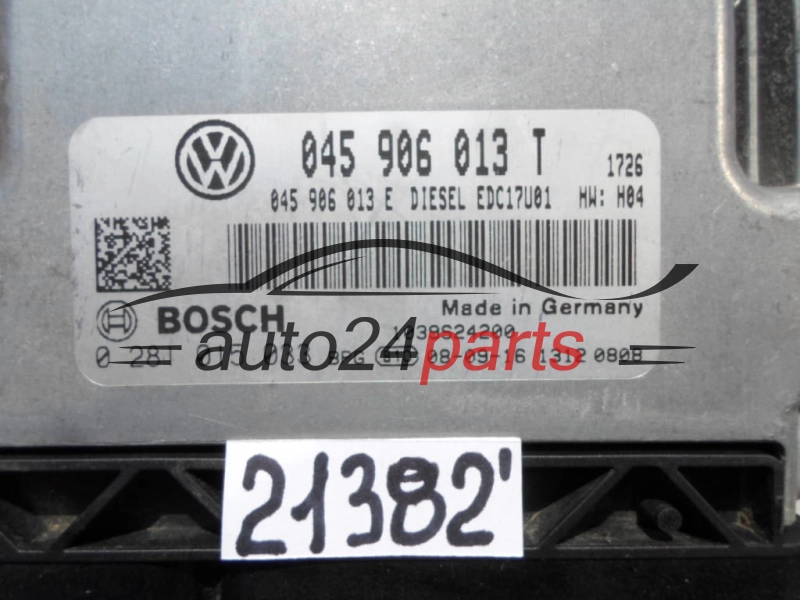 Centralita de motor SEAT IBIZA 1.4 TDI BOSCH 0281015033 045906013T 045906013E