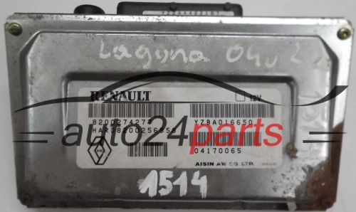 STEROWNIK SKRZYNI AUTOMATYCZNEJ RENAULT LAGUNA ESPACE 2.2 2.5 3.0 DCI 8200274277, HARD8200256858 - 1514, 13437