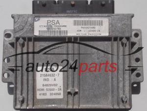 ECU ENGINE CONTROLLER PEUGEOT 206 1.4 SAGEM S2000-2A 21584632-7 9655202780 9644625680 