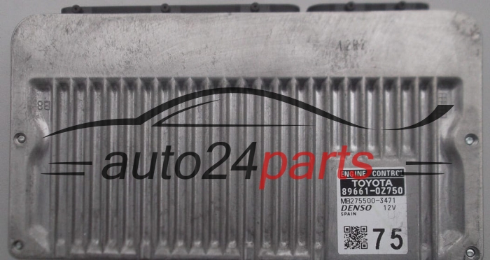 ECU CENTRALITA DE MOTOR  TOYOTA AURIS 1.8 DENSO MB275500-3471,  89661-0Z750