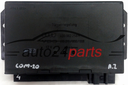 COMFORT CONTROL MODULE TÜRVERRIEGELUNG 4B0962258H, 4B0 962 258H, 410.215/006/008 AUDI A6 S6
