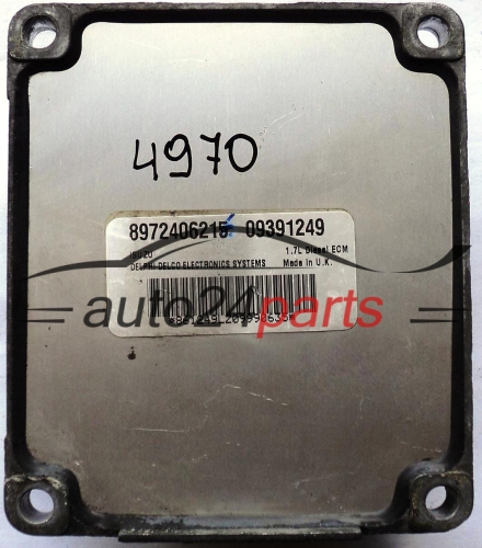 ECU ENGINE CONTROLLER OPEL ASTRA CORSA 1.7 DTI DELPHI DELCO 09391249, ISUZU 8972406215