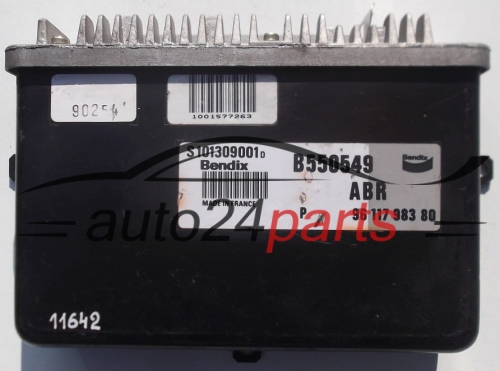 ABS STEROWNIK PEUGEOT BENDIX S101309001, B550549, 96 117 983 80, 9611798380 - 11642