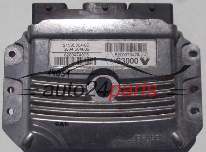CENTRALINA MOTORE RENAULT MODUS 1.6 JOHNSON CONTROLS 21585364-0B, 215853640B, 8200474008, 8200376474 