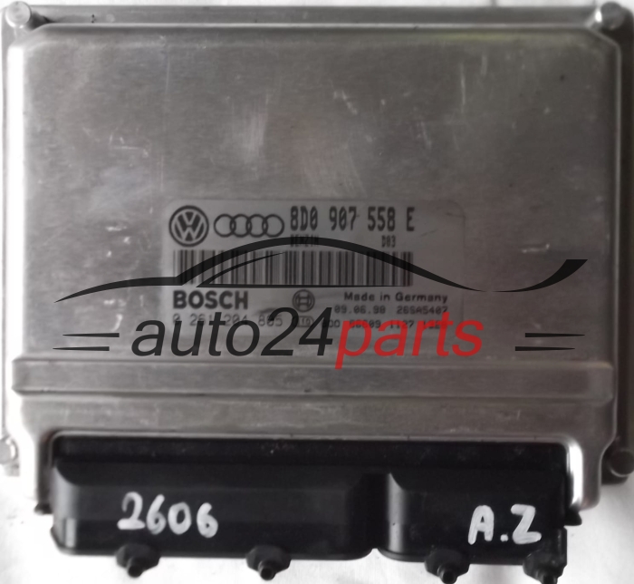 KOMPUTER STEROWNIK SILNIKA AUDI A4 VW PASSAT 1.8 AEB, APU 8D0907558E, 8D0 907 558 E, BOSCH 0261204805, 0 261 204 805 