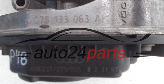 Corpo de borboleta Audi A4 A6 A8 408237221005 078133063AK