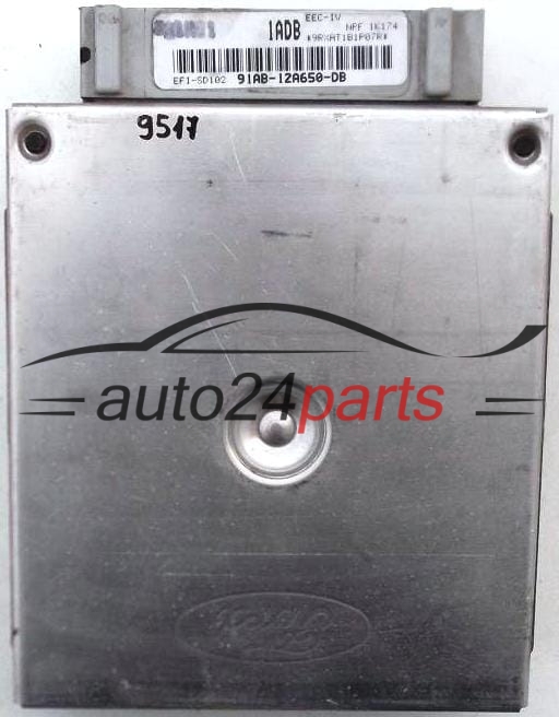 CENTRALINA MOTORE FORD ESCORT 1.6, VISTEON 91AB-12A650-DB, 91AB12A650DB, 1ADB 