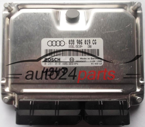 ECU ENGINE CONTROLLER AUDI A4 1.9 TDI 038906019CG, 038 906 019 CG BOSCH 0281010406, 0 281 010 406
