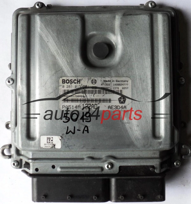 MOTORSTEUERGERÄT ECU STEUERGERAT CHRYSLER 300C 3.0 CRD BOSCH 0281013901