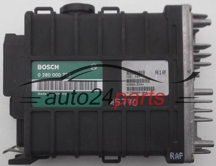 KOMPUTER STEROWNIK SILNIKA CITROEN ZX, PEUGEOT 106 1.4, BOSCH 0 280 000 752, 0280000752