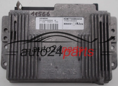 UCE CENTRALITA DE MOTOR RENAULT MEGANE 1.6 SIEMENS S115300204A, HOM7700864454